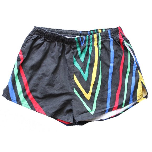 Vintage Pants - Vintage Retro 1990’s Colorful Shorts